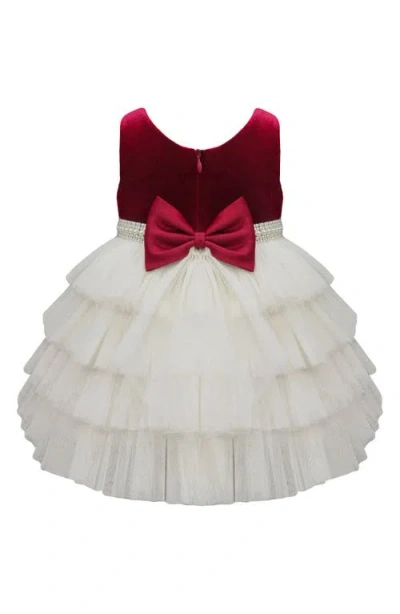 American Princess Velvet Tiered Dress