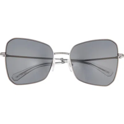 Swarovski 57mm Butterfly Sunglasses In Gray