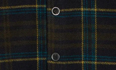 Union Plaid Flannel Shirt Jacket In Multi