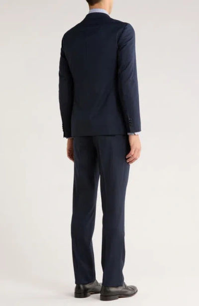John Varvatos Star Usa Neat Wool Suit In Blue