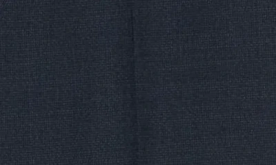 John Varvatos Bedford Flat Front Wool Blend Pants In Blue