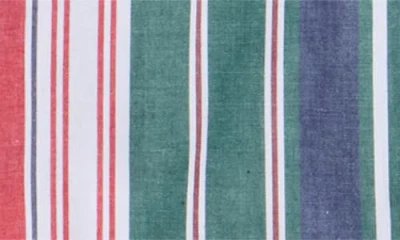 Tommy Hilfiger Kids' Stripe Button-up Shirt In Blue