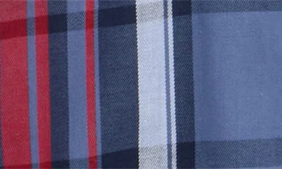 Tommy Hilfiger Kids' Plaid Button-up Shirt In Blue