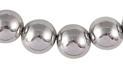 Laundry By Shelli Segal Beaded Necklace In Metallic