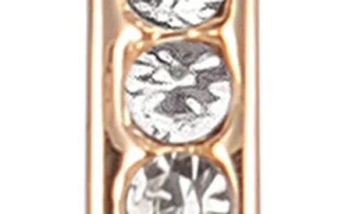 Laundry By Shelli Segal Pavé Triangular Hoop Earrings In Gold