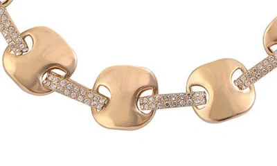 Laundry By Shelli Segal Square Link Necklace In Gold