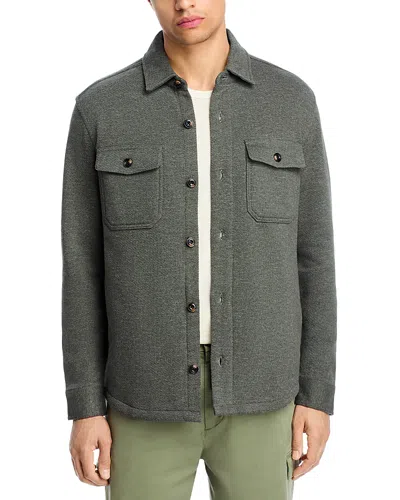 Faherty Inlet Shirt Jacket In Green