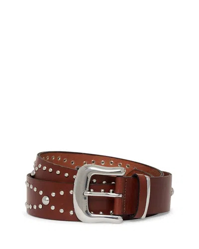 Sanctuary Rowan Studded Belt In Brown