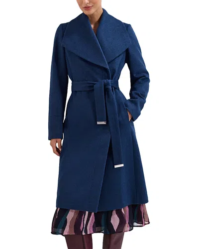 Phase Eight Nicci Belted Coat In Blue