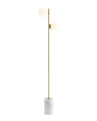 Finesse Décor Anechdoche Dimmable 2 Led Lights Floor Lamp In Gold