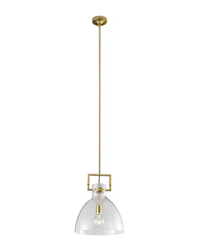 Finesse Décor Cronus Pendant Metal Acrylic Led Light In Gold