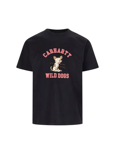 Carhartt Wild Dog T-shirt In Black