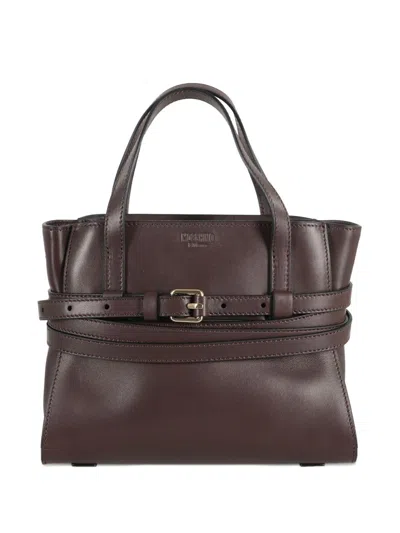 Moschino Borsa Nappa In Brown