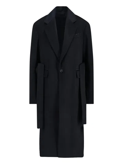 Setchu Single-breasted Cashmere Blazer In Black