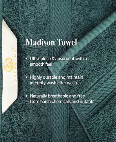 Superior 100% Egyptian Cotton 2-pc Bath Sheet Set In Green