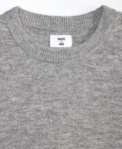 Mode Of One Men's Relaxed-fit Cozy Sweater, Created For Macy's In Gray