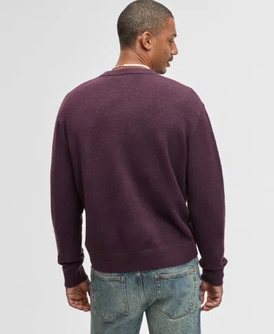 Mode Of One Men's Relaxed-fit Cozy Sweater, Created For Macy's In Multi