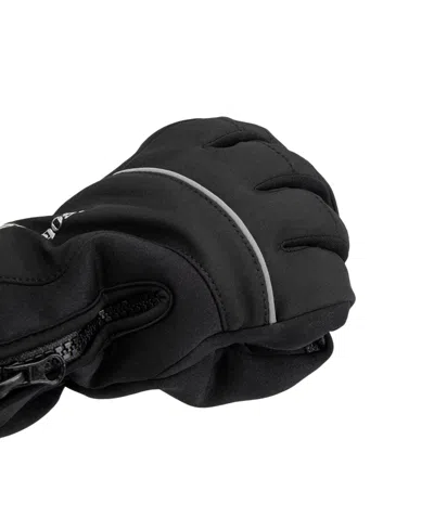 Isotoner Signature Men's Water-repellent Gloves In Black