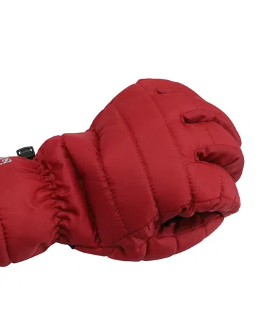 Isotoner Signature Men's Quilted Gloves In Red