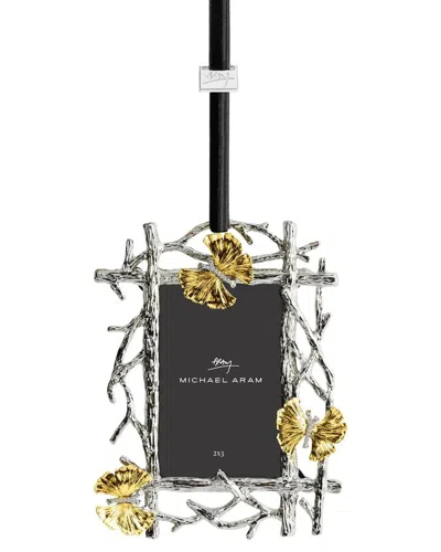 Michael Aram Butterfly Ginkgo Christmas Ornament In Gray