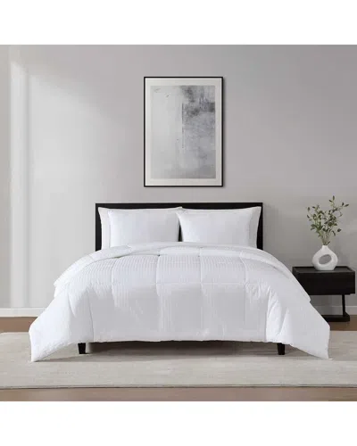Vera Wang 400 Thread Count Vw Signature 100% Cotton Utility Comforter In White