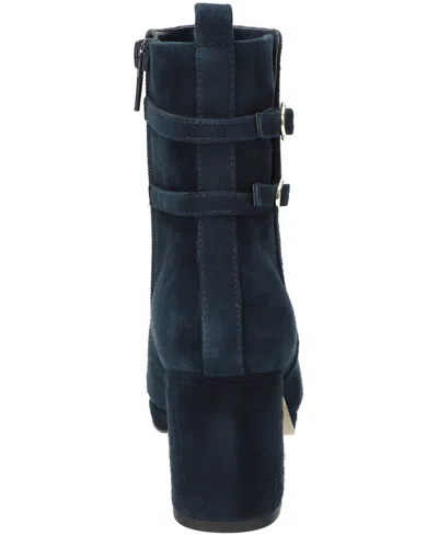 Bella Vita Women's Orchard Square Toe Ankle Booties In Blue