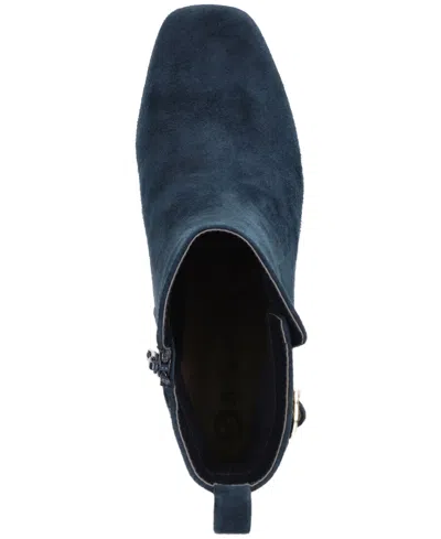 Bella Vita Women's Orchard Square Toe Ankle Booties In Blue