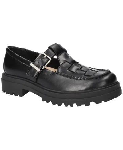 Bella Vita Women's Makell Comfort Lug Buckle Loafers In Black