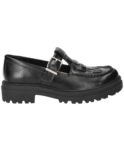 Bella Vita Women's Makell Comfort Lug Buckle Loafers In Black