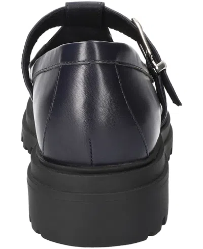 Bella Vita Women's Makell Comfort Lug Buckle Loafers In Black