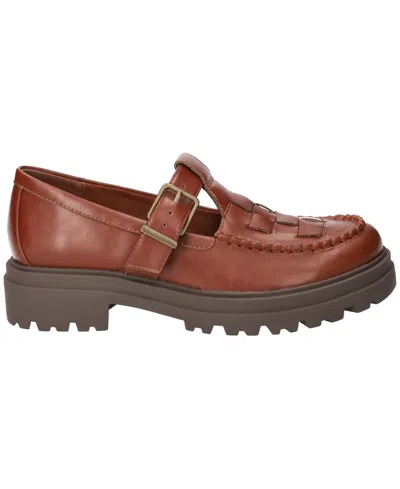 Bella Vita Women's Makell Comfort Lug Buckle Loafers In Brown