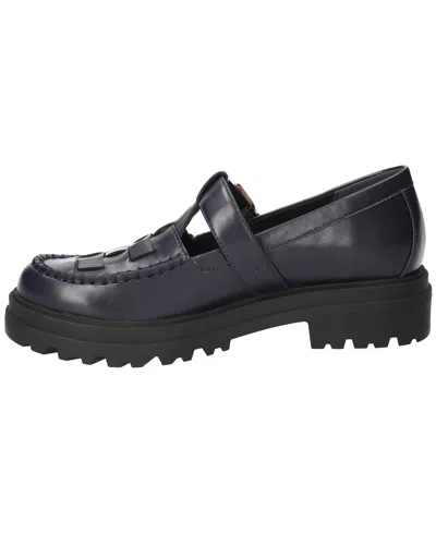 Bella Vita Women's Makell Comfort Lug Buckle Loafers In Black