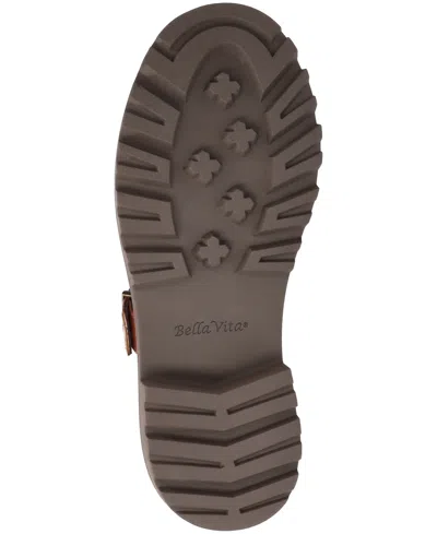 Bella Vita Women's Makell Comfort Lug Buckle Loafers In Brown