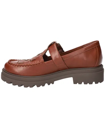 Bella Vita Women's Makell Comfort Lug Buckle Loafers In Brown