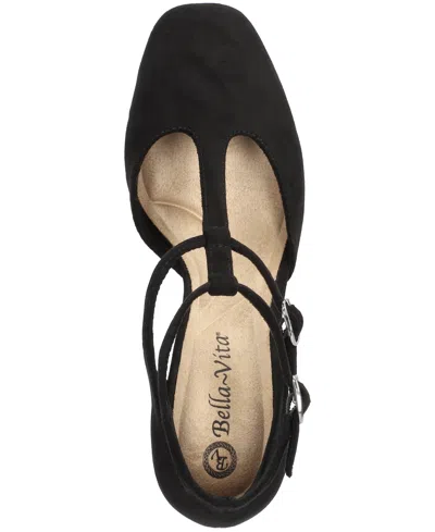 Bella Vita Women's Harpswell Block Heel Sandals In Black