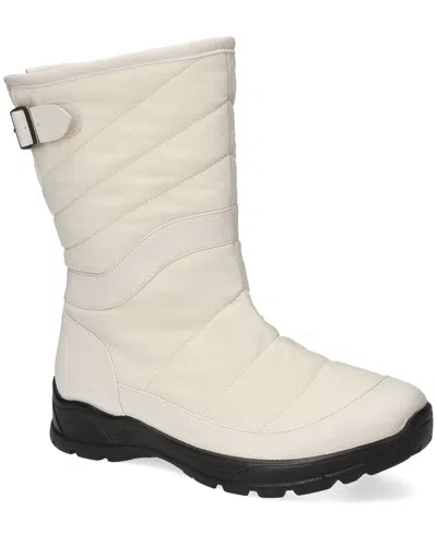 Bella Vita Women's Waterproof Round Toe Boots In White