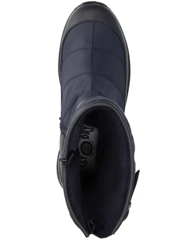 Bella Vita Women's Waterproof Round Toe Boots In Blue