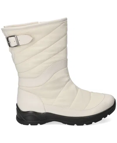Bella Vita Women's Waterproof Round Toe Boots In White