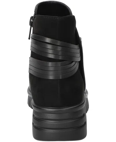 Bella Vita Women's Sueann Round Toe Ankle Booties In Black