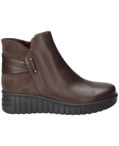 Bella Vita Women's Sueann Round Toe Ankle Booties In Burgundy