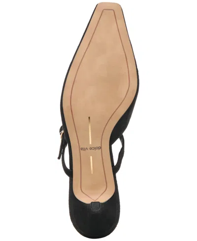 Dolce Vita Women's Morgen Two-piece Kitten-heel Mule Pumps In Black
