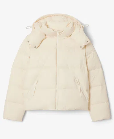 Lacoste Usa Women's Long Sleeves Puffer Jacket In Neutral
