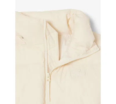 Lacoste Usa Women's Long Sleeves Puffer Jacket In Neutral