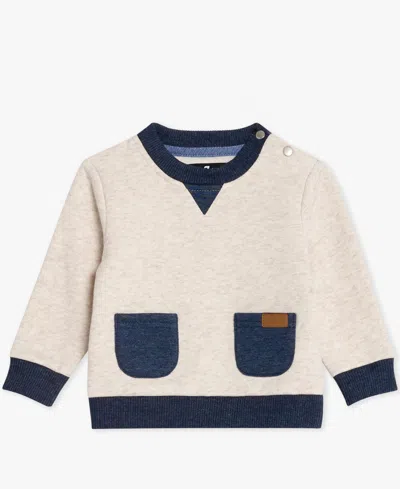 7 For All Mankind Baby Boys 2-piece Long Sleeve Sweatshirt And Pants Set In White