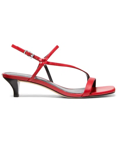 Michael Kors Michael  Women's Selina Kitten Heel Sandals In Red
