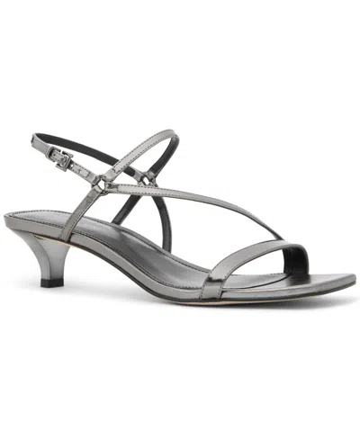 Michael Kors Michael  Women's Selina Kitten Heel Sandals In Gray
