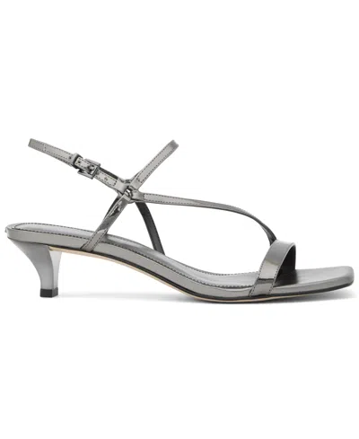 Michael Kors Michael  Women's Selina Kitten Heel Sandals In Gray