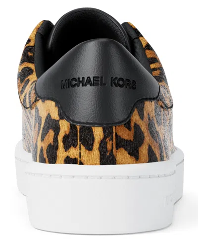 Michael Kors Michael  Women's Keaton Zip Slip-on Sneakers In Animal Print