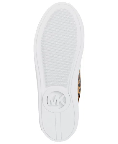 Michael Kors Michael  Women's Keaton Zip Slip-on Sneakers In Animal Print