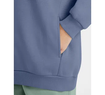 Nike Club Big Kid Girls Long Sleeve Fleece Active Hoodie In Blue